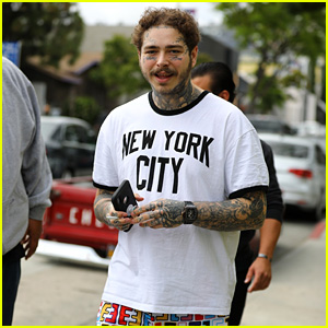 Post Malone Reps NYC While Shopping in Los Angeles