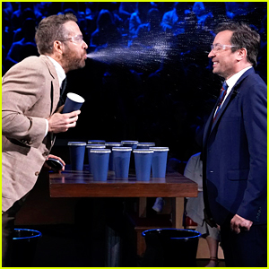 Ryan Reynolds Plays Fallon's New Game - Spit Take Roulette!