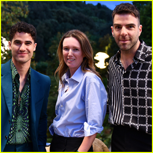 Darren Criss Joins Zachary Quinto at Givenchy Fashion Show in Florence!