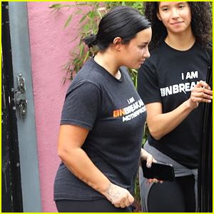 Demi Lovato Hits the Gym After Paying Tribute to Stepfather