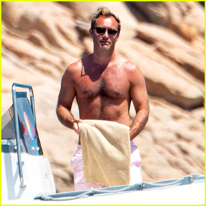 Jude Law Goes Shirtless on Honeymoon, Gives Off 'Talented Mr. Ripley' Vibes!