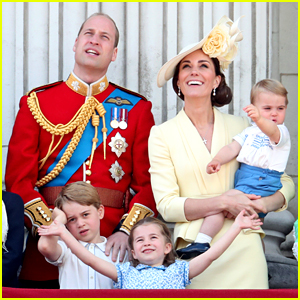 Kate Middleton & Prince William Bring All Three Kids to Trooping the Colour Ceremony for First Time!