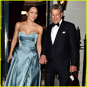 Katharine McPhee Changes Into Blue Dress After Her Wedding!