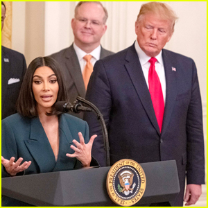 Kim Kardashian Joins President Trump at White House to Discuss Criminal Justice Reform