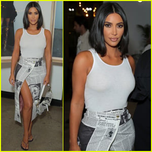Kim Kardashian Shows Her Style at Wardrobe.NYC Launch Party!