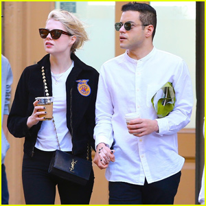 Rami Malek & Lucy Boynton Couple Up For Shopping in NYC