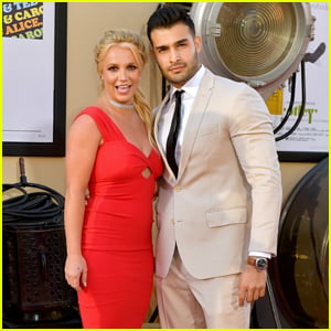 Britney Spears & Sam Asghari Make Red Carpet Debut at 'Once Upon a Time in Hollywood' Premiere