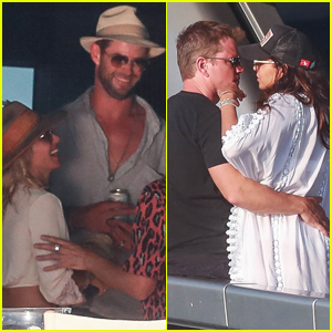 Chris Hemsworth & Matt Damon Vacation with Their Wives in Ibiza!