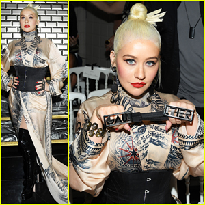 Christina Aguilera Checks Out Jean Paul Gaultier Paris Show Ahead of 'The X Tour'!