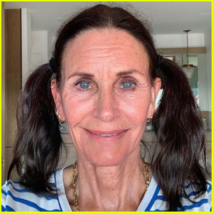 Courteney Cox Has Some Fun Trying Out the FaceApp!