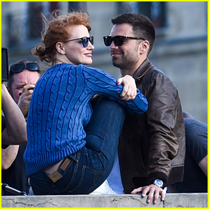 Jessica Chastain & Sebastian Stan Film More Romantic Scenes for '355' Movie!
