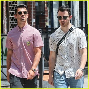 Joe & Kevin Jonas Hang in NYC While Nick Is Away in Miami