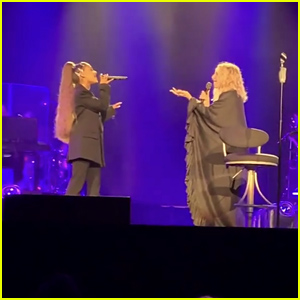 Ariana Grande Makes a Surprise Appearance at Barbra Streisand's Concert to Perform 'No More Tears' - Watch!