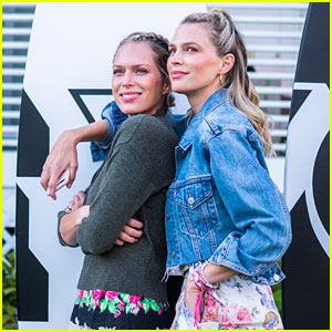Erin & Sara Foster Wear Floral Dresses to 'Saks by the Sea' Event