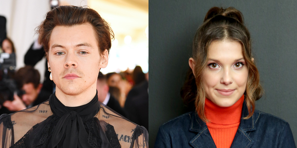 Harry Styles & Millie Bobby Brown Have Fun Dancing at Ariana Grande’s
