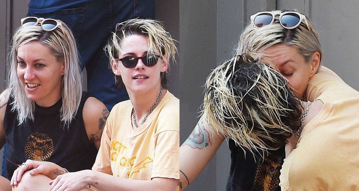 Kristen Stewart Shares Steamy Kiss with Writer Dylan Meyer in New