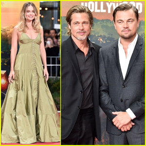 Margot Robbie Joins Brad Pitt & Leonardo DiCaprio at 'Once Upon a Time in Hollywood' Premiere in Berlin