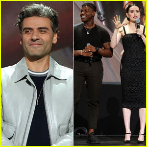 Oscar Isaac, John Boyega, & Daisy Ridley Promote 'Star Wars: The Rise of Skywalker' at D23 Expo