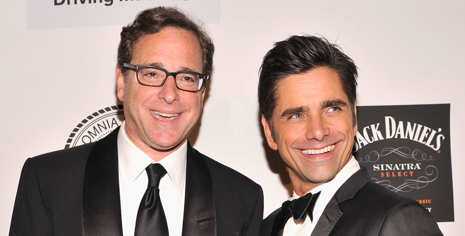 Bob Saget Shares Photo Cuddling in Bed with John Stamos for His