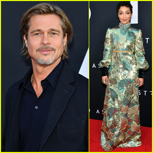 Brad Pitt & Ruth Negga Step Out for 'Ad Astra' Premiere in L.A.