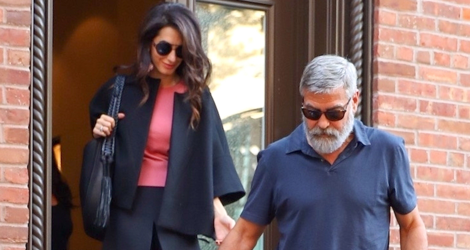 & Amal Clooney Celebrate 5th Anniversary During Date Night in