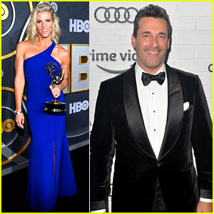 Lindsay Shookus & Jon Hamm Were Both at the Emmys After Their Broadway Date