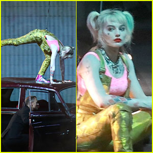 Margot Robbie Does Flips Over a Car in Awesome 'Birds of Prey' Set Photos!