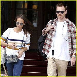 Michael Fassbender Joins Alicia Vikander for a Work Trip in Paris