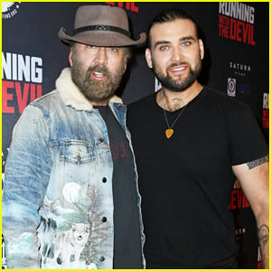 Nicolas Cage Gets Support from Son Weston at 'Running With The Devil' Premiere!