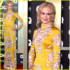 Nicole Kidman Stuns in Yellow Gown at GQ Men of the Year Awards 2019