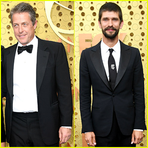 Nominees Hugh Grant & Ben Whishaw Suit Up for Emmys 2019