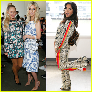 Paris & Nicky Hilton Support Aunt Kyle Richards at NYFW Show!