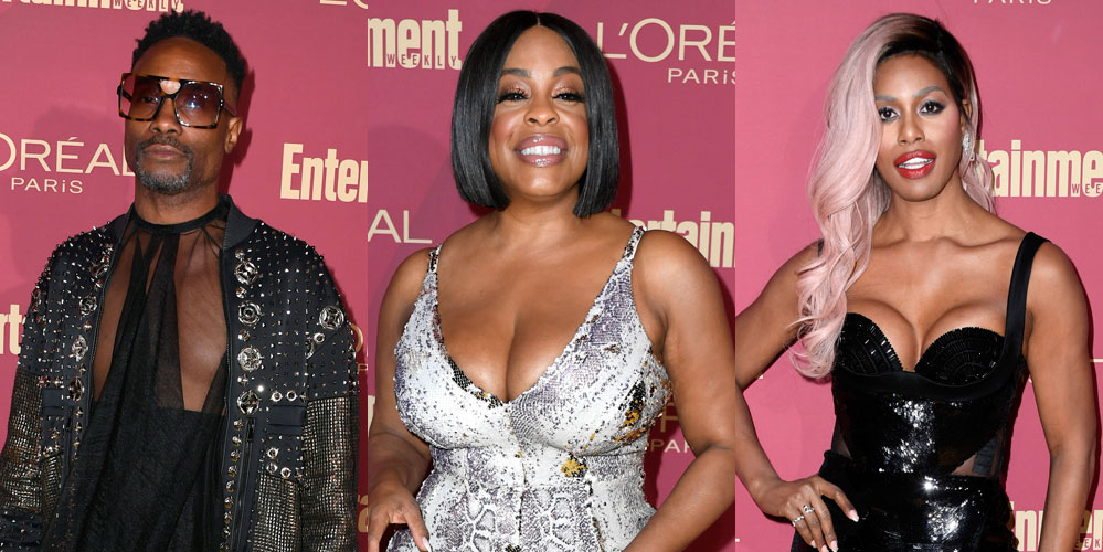 Emmy Noms Billy Porter, Niecy Nash, & Laverne Cox Step Out for EW’s Pre-Emmys Party