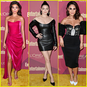 Sarah Hyland & Ariel Winter Glam It Up at EW's Pre-Emmys Party