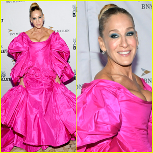 Sarah Jessica Parker Wows in Pink Gown for NYC Ballet Fall Fashion Gala 2019!