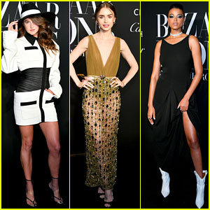 Shailene Woodley, Lily Collins, & Ella Balinska Are Fashion Week Ready at Icons Party!