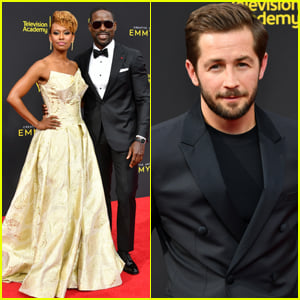 Sterling K. Brown & 'This Is Us' Co-Star Michael Angarano Suit Up for Creative Arts Emmys 2019