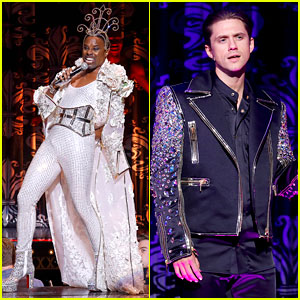 Aaron Tveit & Billy Porter Perform During The Blonds' NYFW Show on 'Moulin Rouge' Stage!
