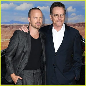 Bryan Cranston Supports Aaron Paul at 'Breaking Bad' Movie Premiere!