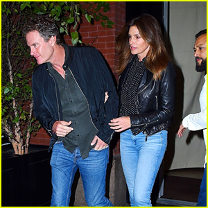 Cindy Crawford & Rande Gerber Head Out After Dinner Together in NYC