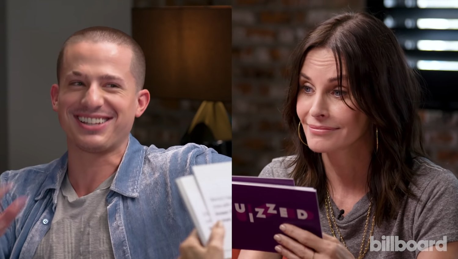 Courteney Cox Quizzes Charlie Puth in ‘Friends’ Trivia Watch Now