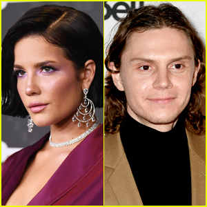 Halsey Playfully Touches Evan Peters Amid Romance Rumors