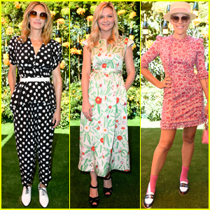 Julia Roberts Joins Kirsten Dunst & Busy Philipps at Veuve Clicquot Polo Classic
