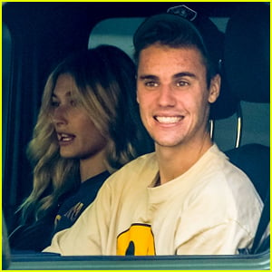 Justin & Hailey Bieber Are All Smiles During Lunch Run!