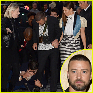 Justin Timberlake Comments on Being Attacked at Louis Vuitton Show