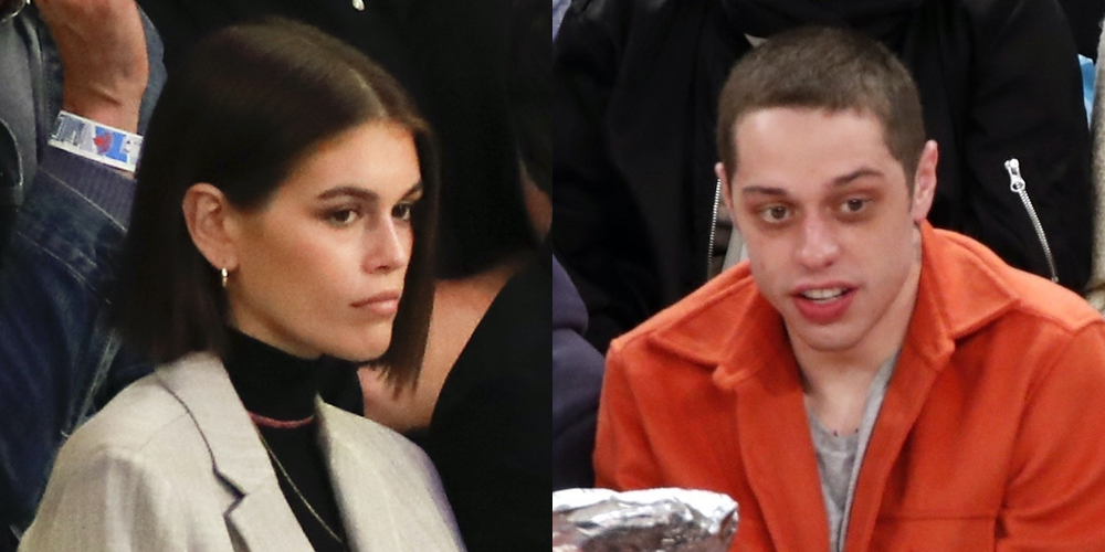 Kaia Gerber Sits Separately From Pete Davidson at Knicks Game Kaia(01)
