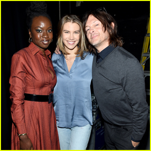 Lauren Cohan Reunites With Danai Gurira, Norman Reedus & 'Walking Dead' Cast at NYCC
