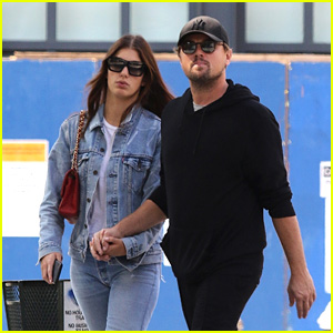 Leonardo DiCaprio & Camila Morrone Hold Hands on a Stroll in NYC