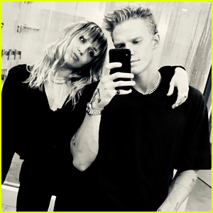 Miley Cyrus & Cody Simpson Tried the 'Joker' Filter in Bed