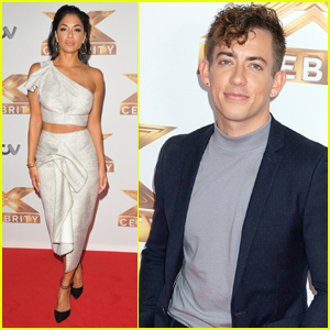 Nicole Scherzinger & Kevin McHale Step Out for 'The X Factor: Celebrity' Photo Call in London!